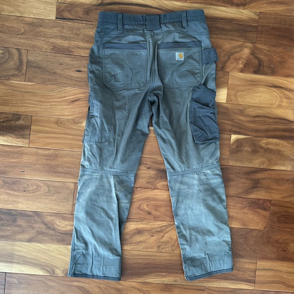Carhartt Men's Cargo Work Pants size 33x34 - Picture 2 of 7